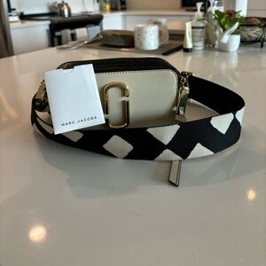 Marc Jacobs The Snapshot Bag in Cream